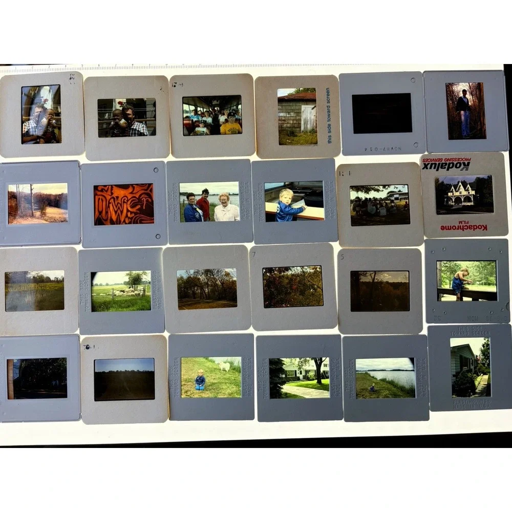 Vintage 35mm Slides Lot of 81 Color Unsearched Randomly Selected Variety